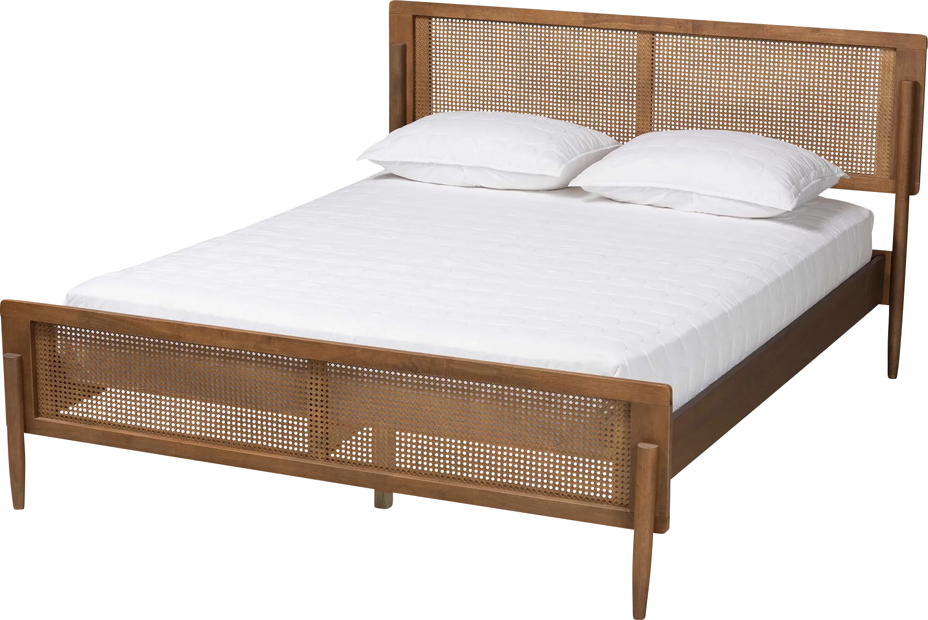 Liahona Brown King Platform Bed - Thumbnail - Image 1