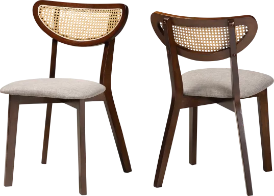 Hartzler Walnut Brown Side Chair, Set of 2