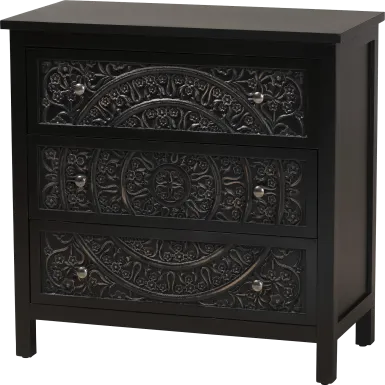 Oxenrider Black Accent Cabinet
