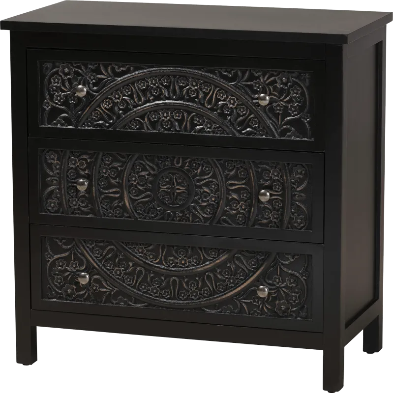 Oxenrider Black Accent Cabinet