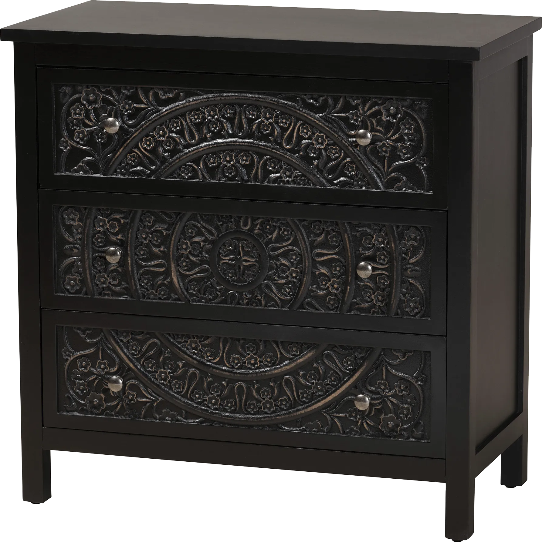 Oxenrider Black Accent Cabinet - Image 1