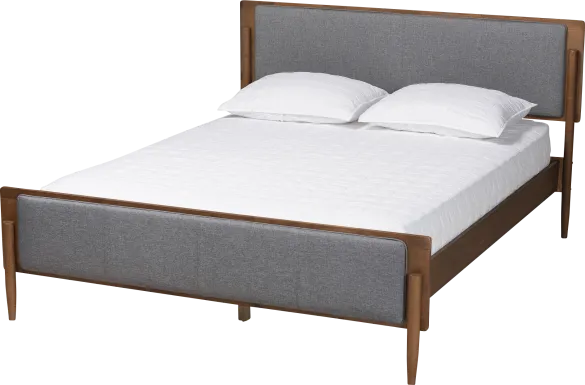 Bolender Gray King Platform Bed