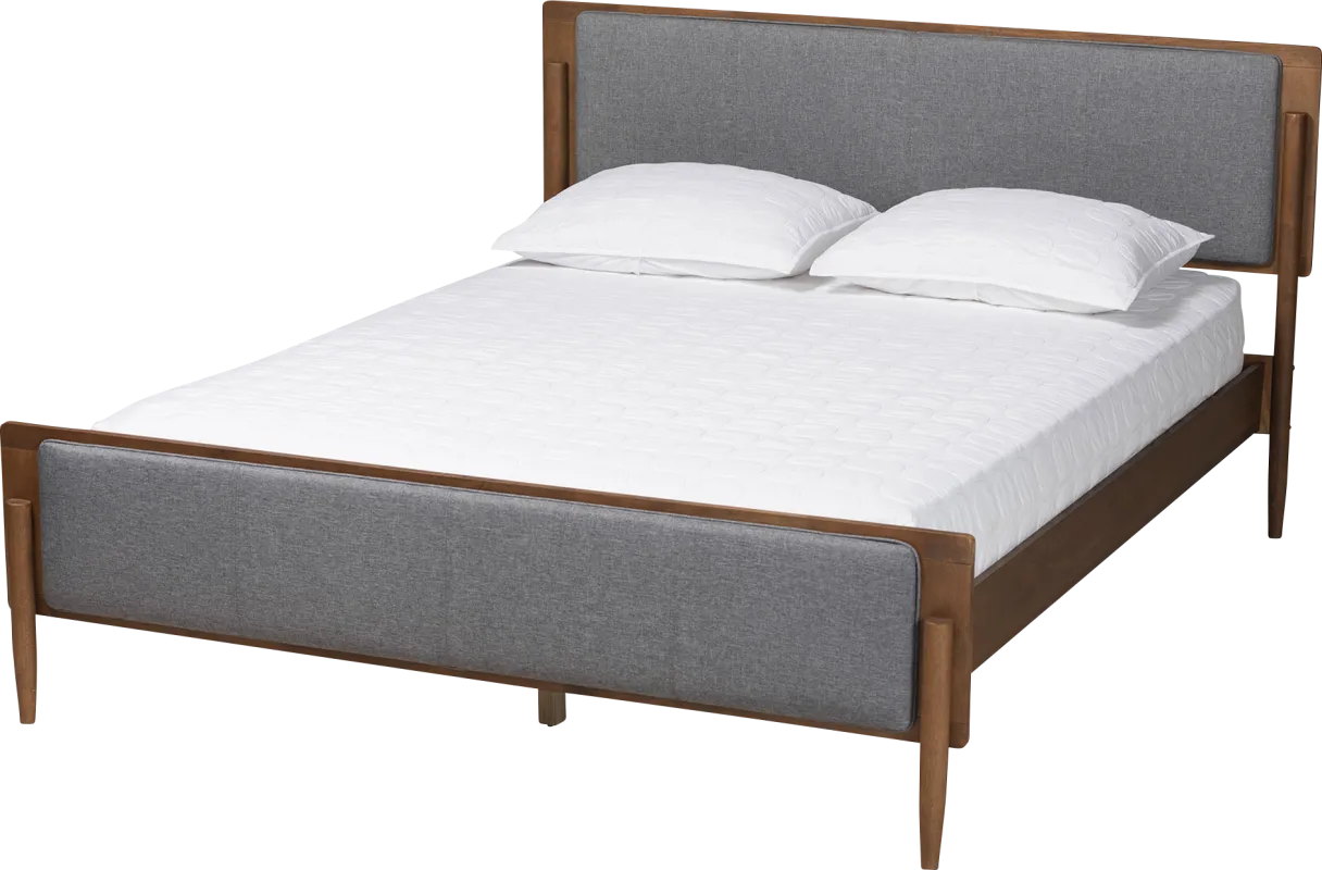Bolender Gray King Platform Bed