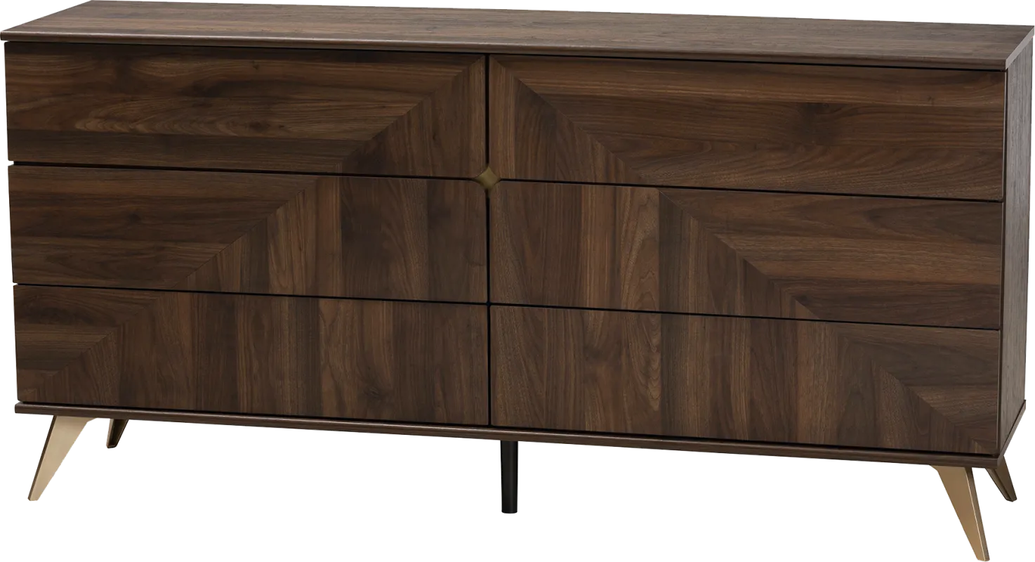 Riedesel Brown Dresser