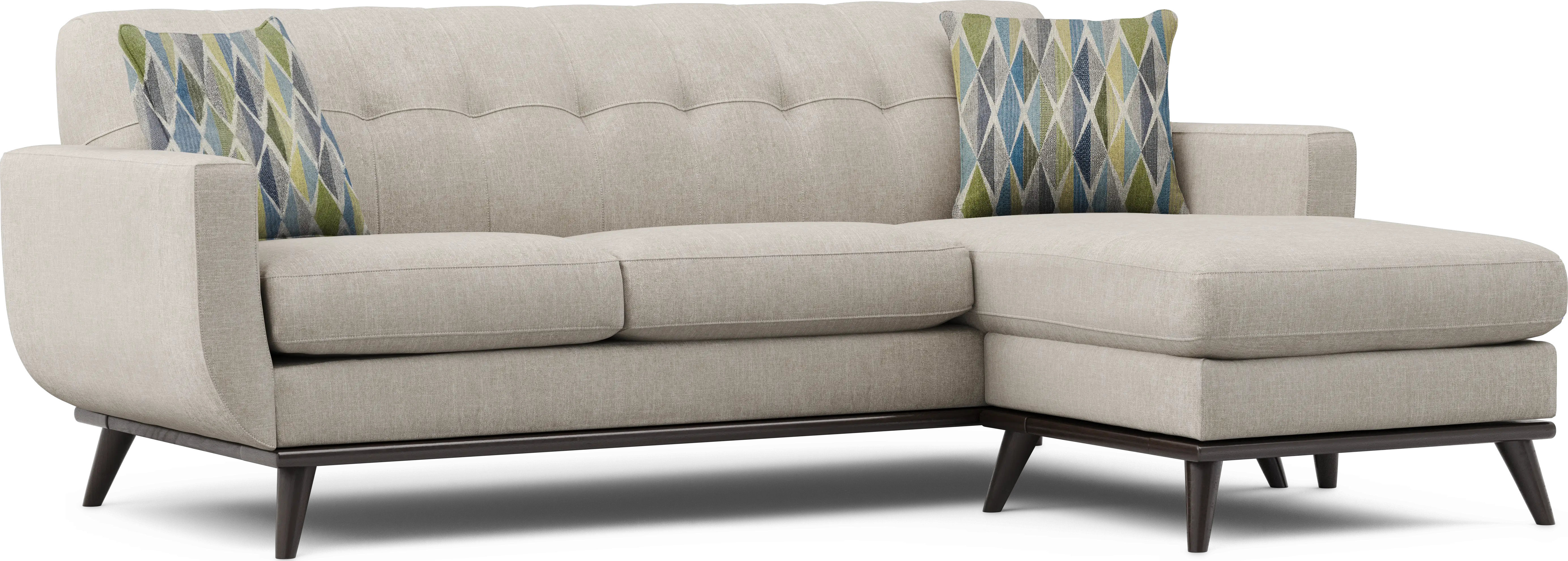 East Side Mushroom 6 Pc Sectional Living Room - Thumbnail - Image 2