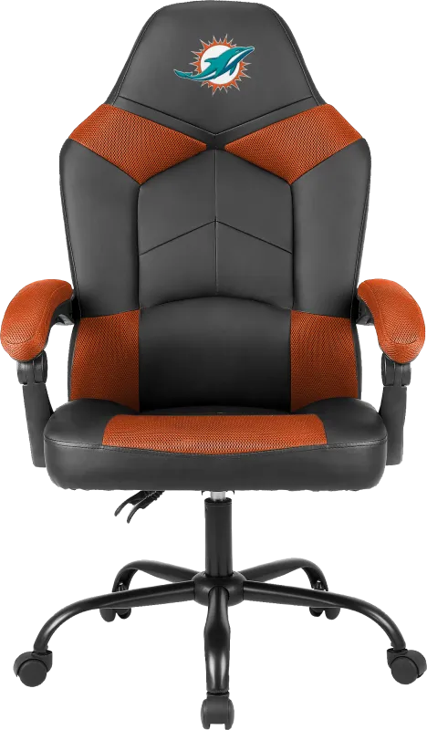 Big Team Miami Dolphins Orange Office Chair