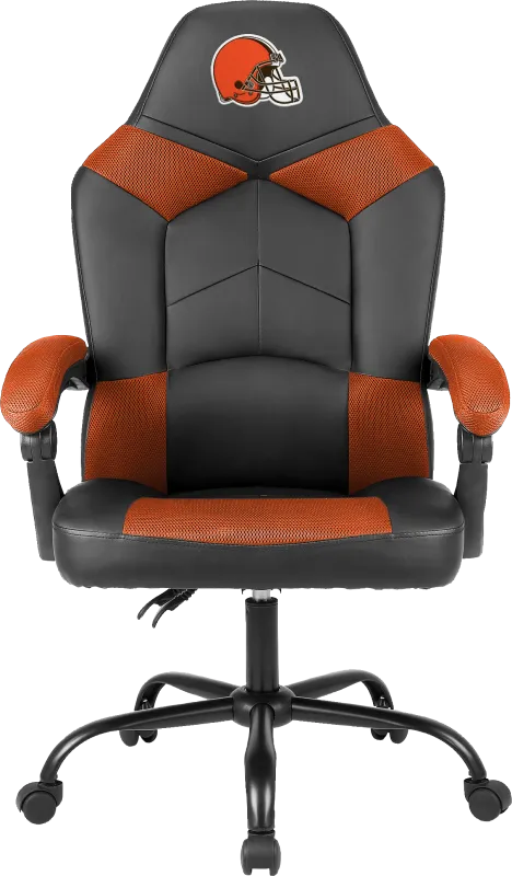 Big Team Cleveland Browns Orange Office Chair