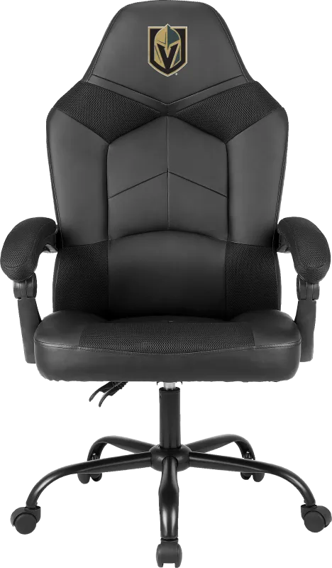Big Team Golden Knights Black Office Chair