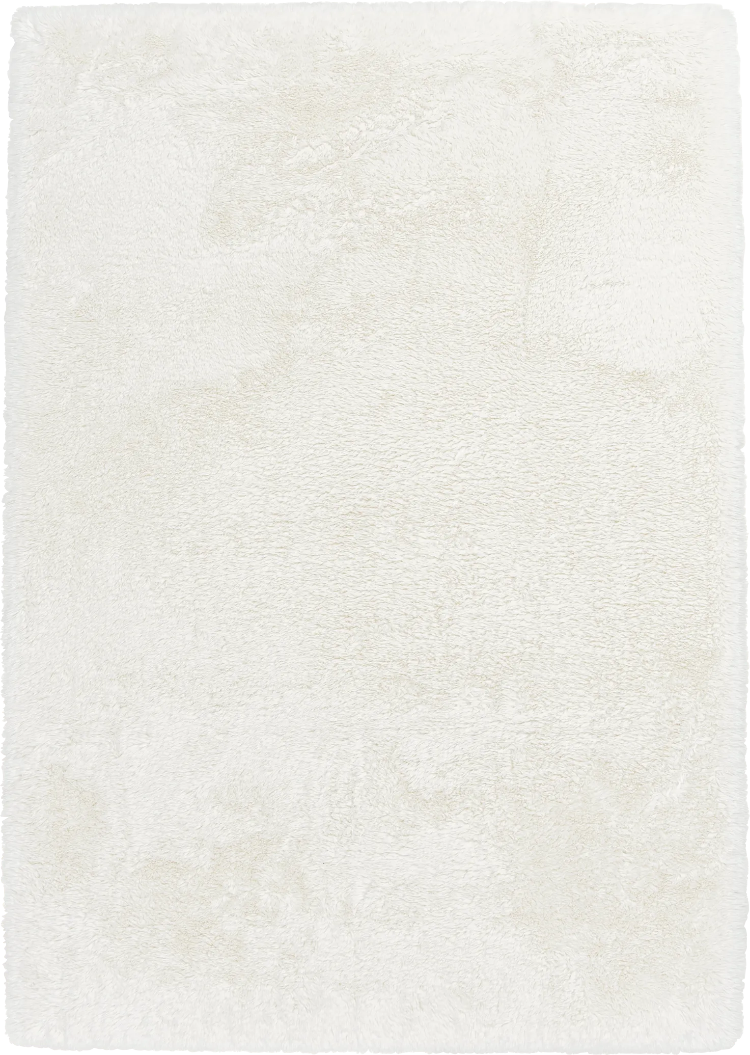 Faux Rabbit Minky Ivory 7'6 x 9'6 Rug - Thumbnail - Image 1