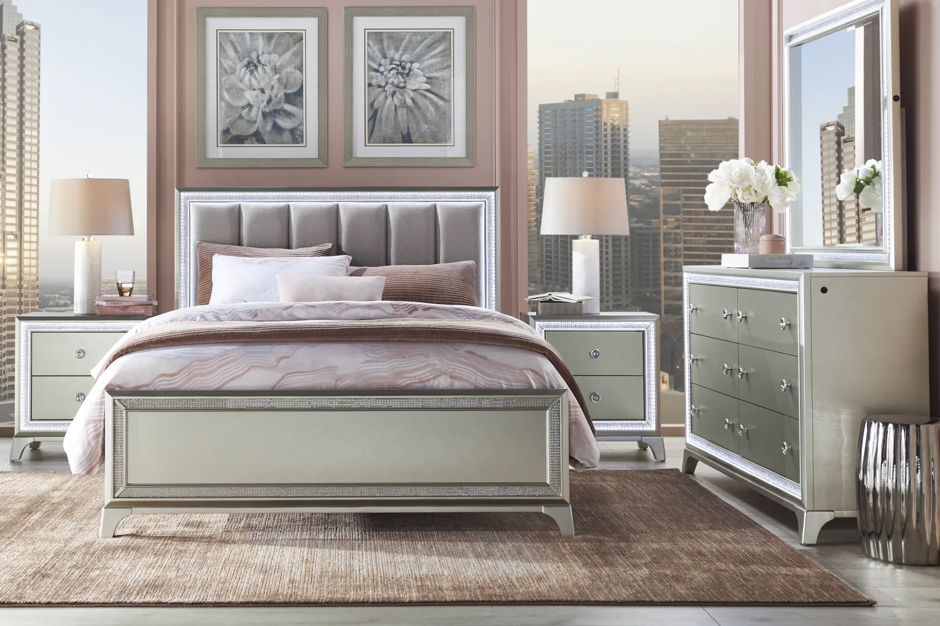 Avery Silver Dresser - Image 1