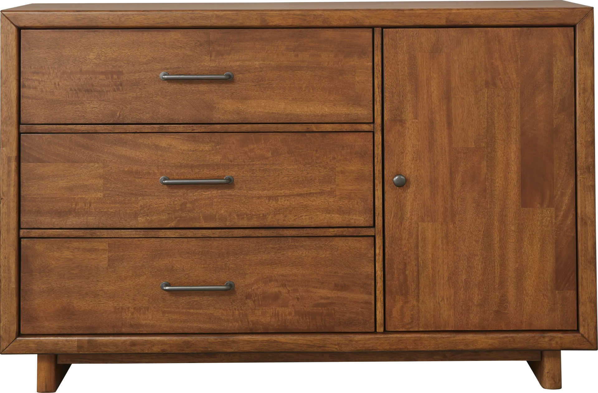 Surrey Ellis Brown 6 Pc Dining Room with Upholstered Chairs - Image 2