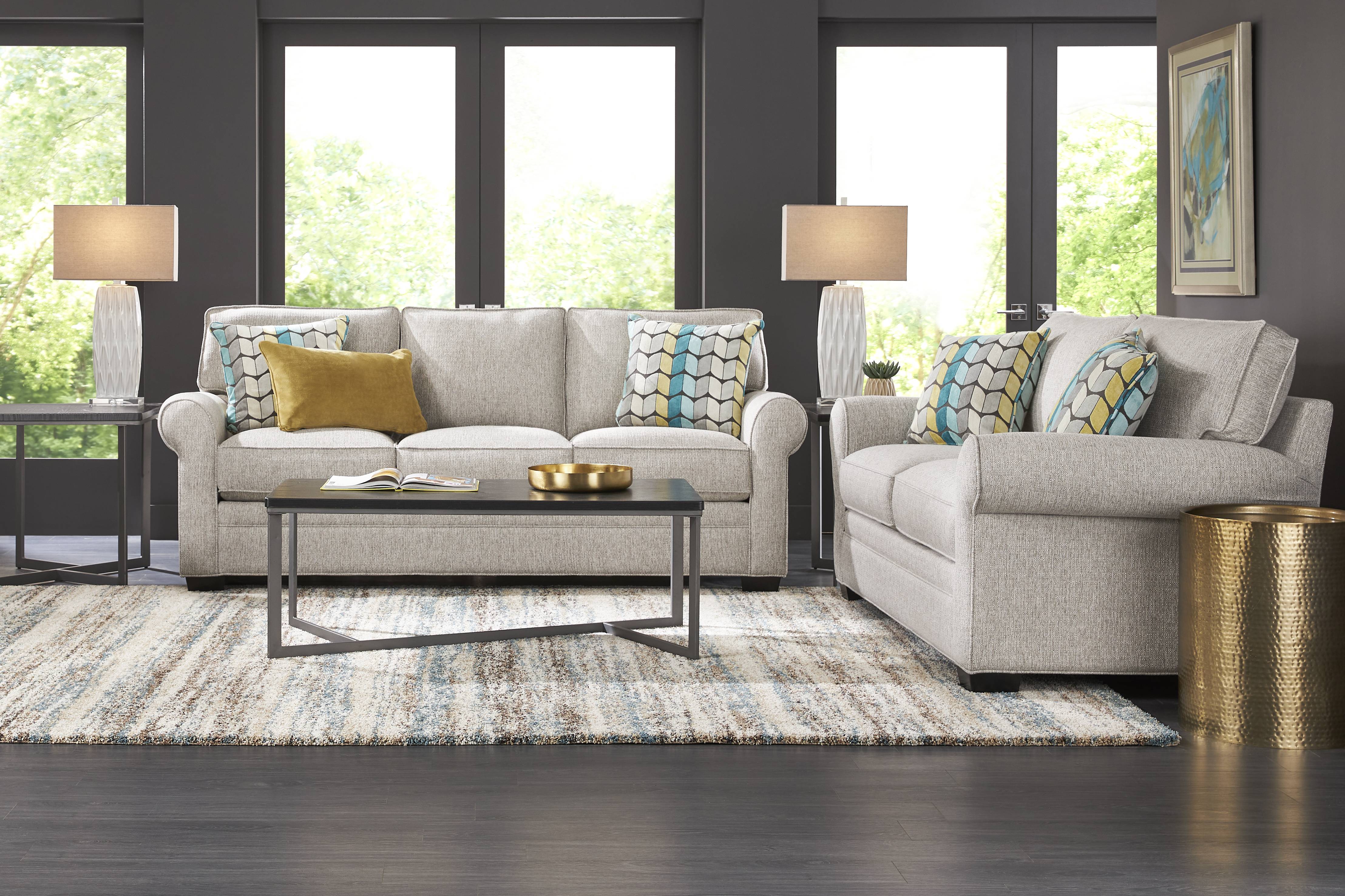 Bellingham Pebble Textured 5 Pc Living Room - Thumbnail - Image 1