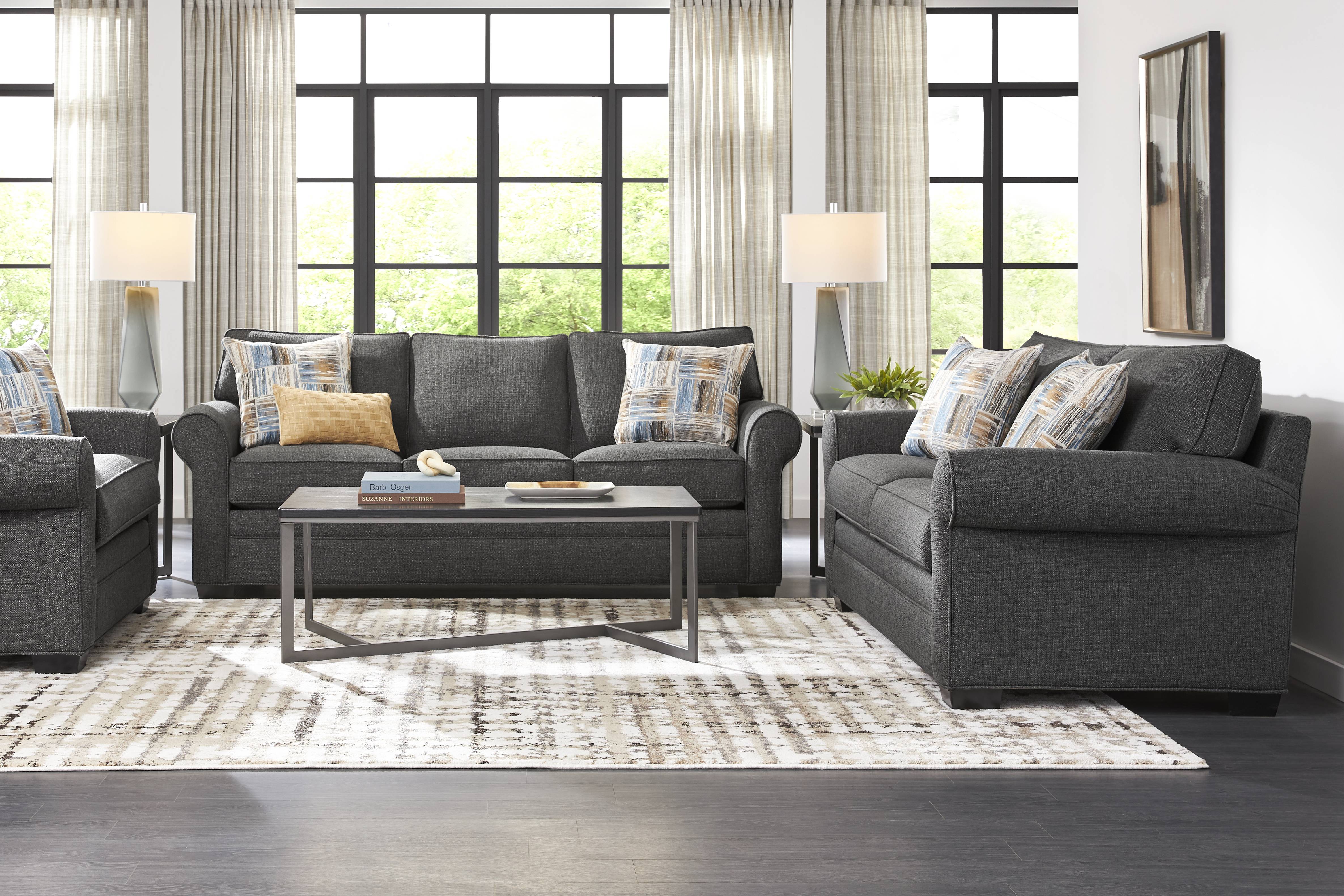 Bellingham Granite Textured 8 Pc Living Room - Thumbnail - Image 1