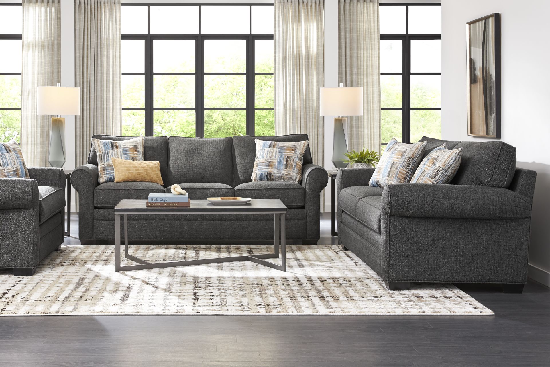 Bellingham Granite Textured 8 Pc Living Room - Image 1