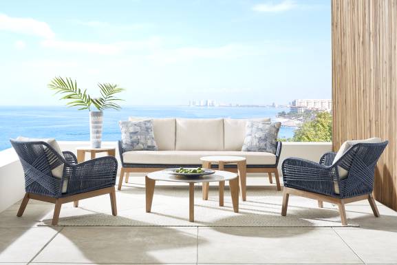 Tessere Blue Outdoor Sofa