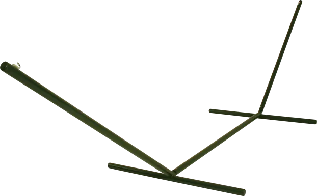 Outdoor Aegaeon Green Metal Hammock Stand