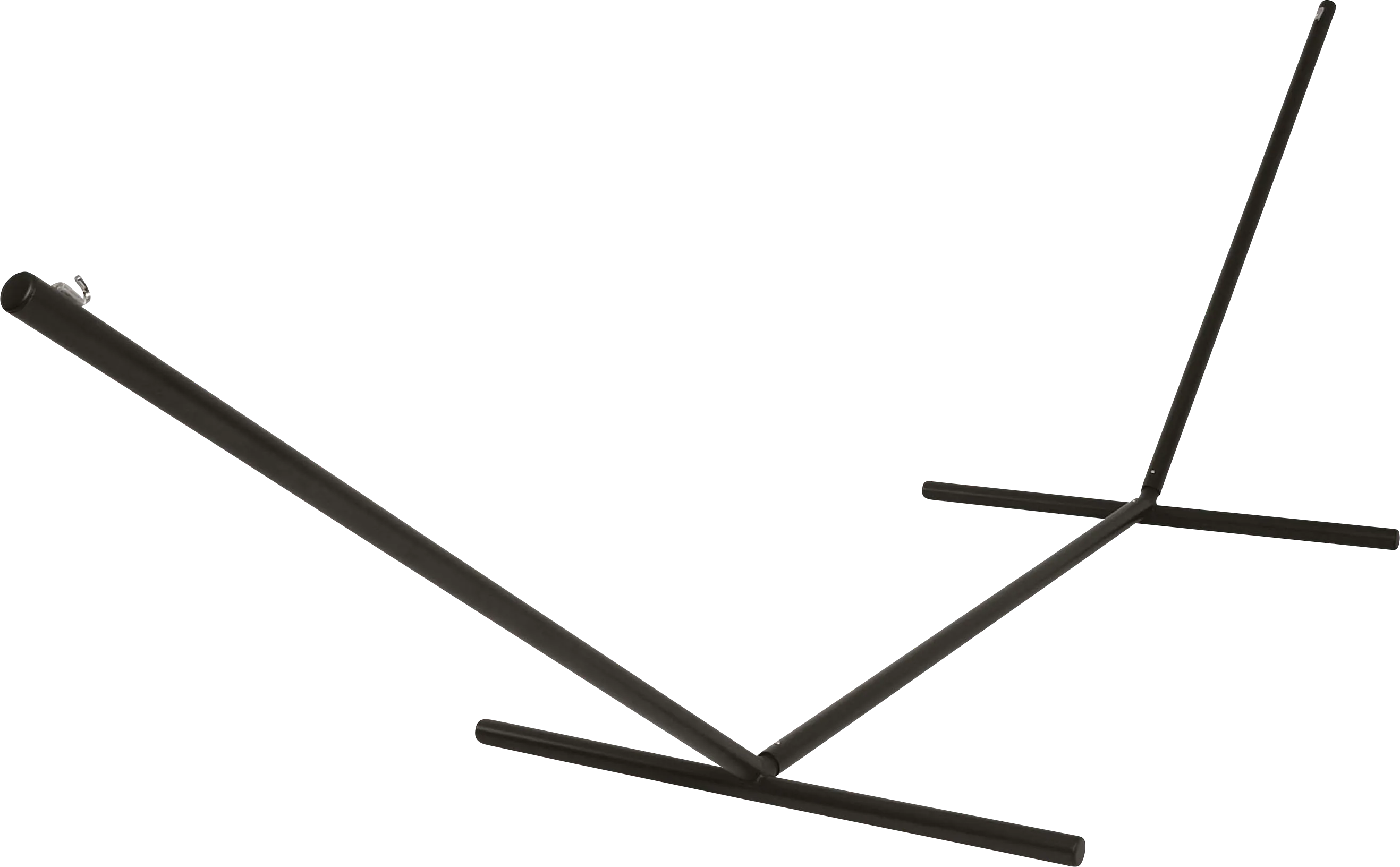 Outdoor Aegaeon Black Metal Hammock Stand - Thumbnail - Image 1
