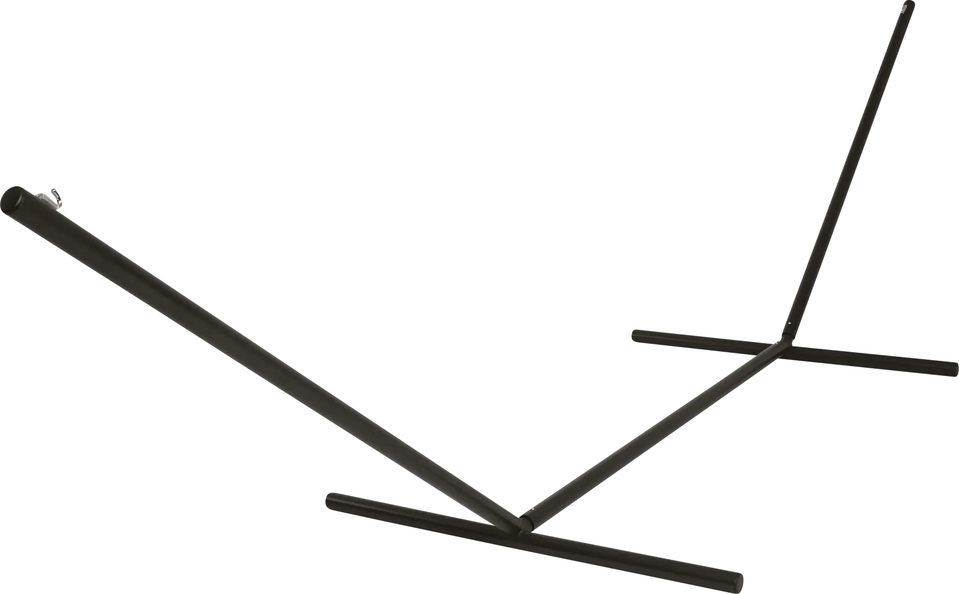 Outdoor Aegaeon Black Metal Hammock Stand - Image 1