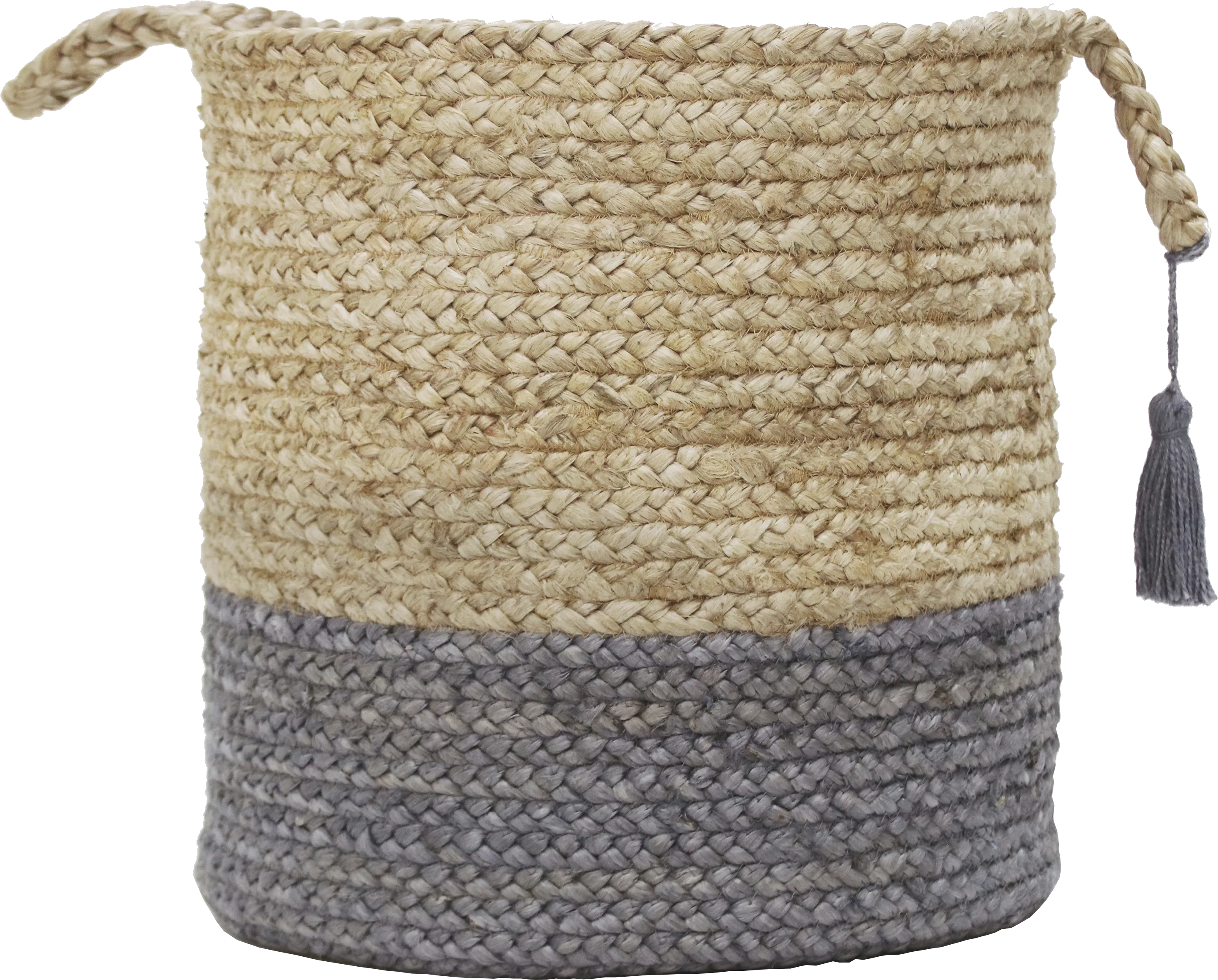 Ruven Tan/Gray 19 in. Basket - Thumbnail - Image 1