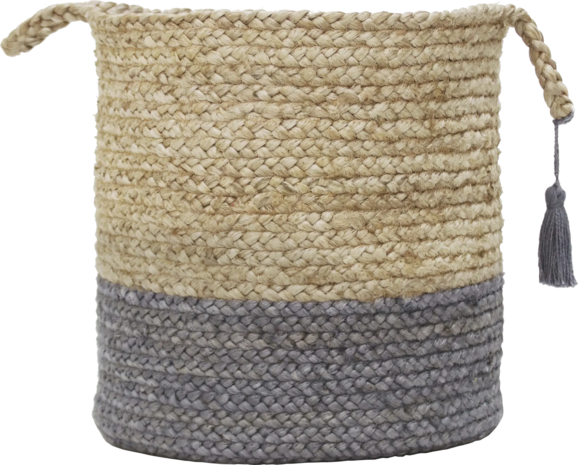 Ruven Tan/Gray 19 in. Basket