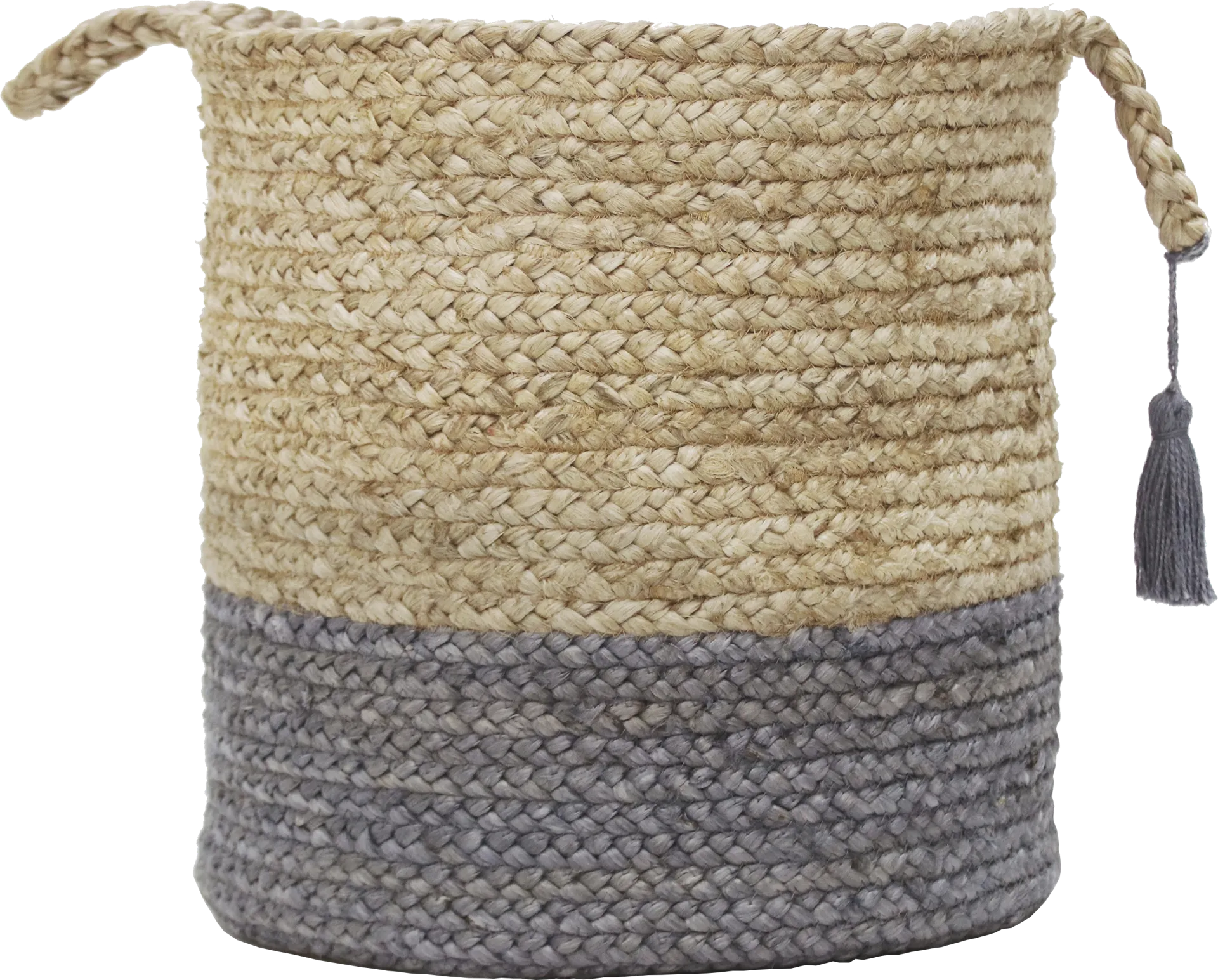 Ruven Tan/Gray 19 in. Basket - Image 1