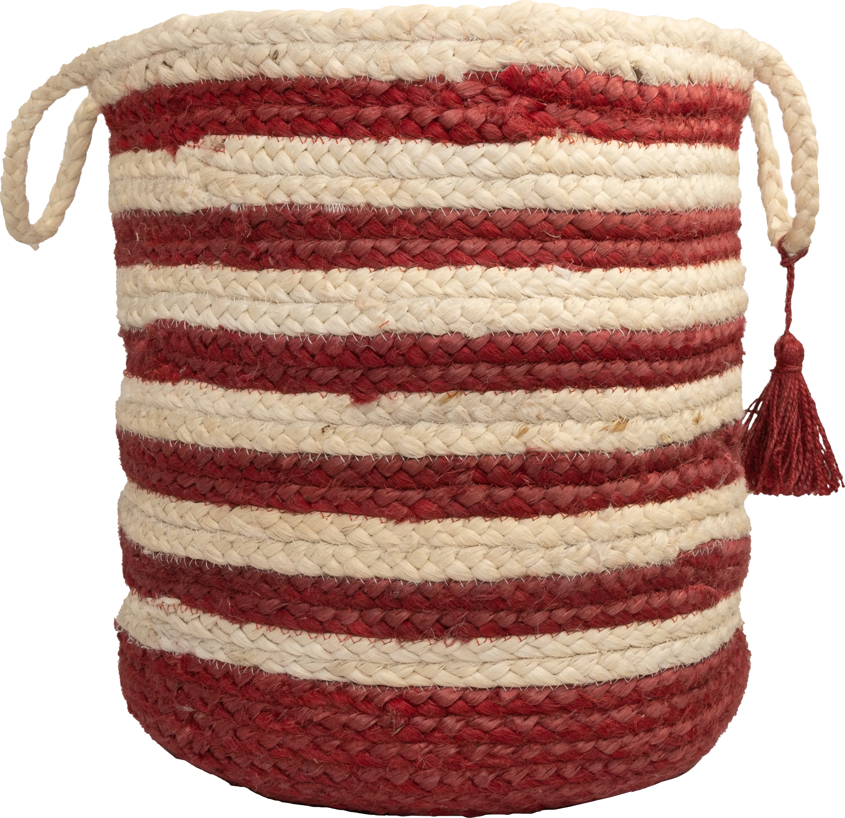 Calarel Tan/Red 17 in. Basket - Thumbnail - Image 1
