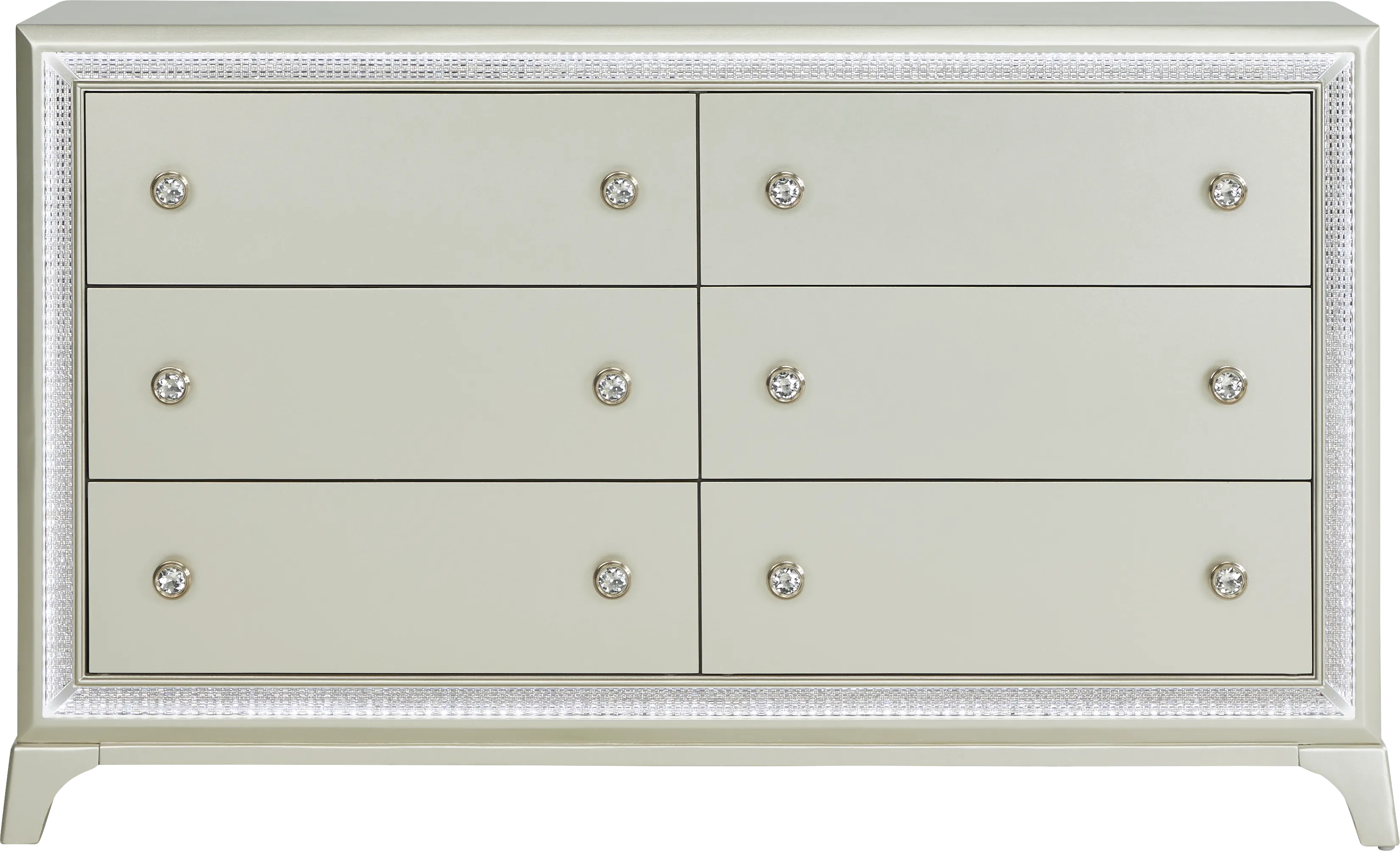 Avery Silver 7 Pc Queen Bedroom - Thumbnail - Image 6
