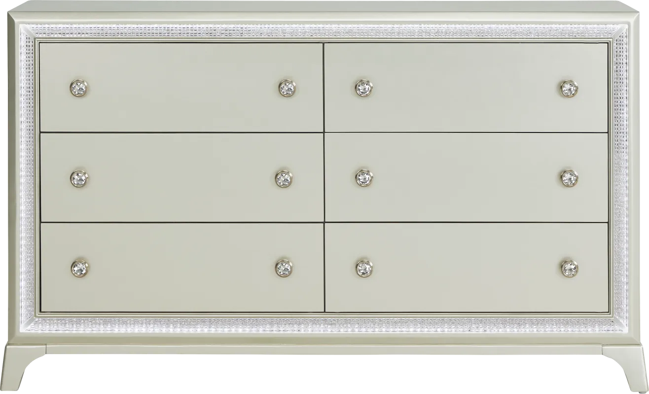 Avery Silver Dresser