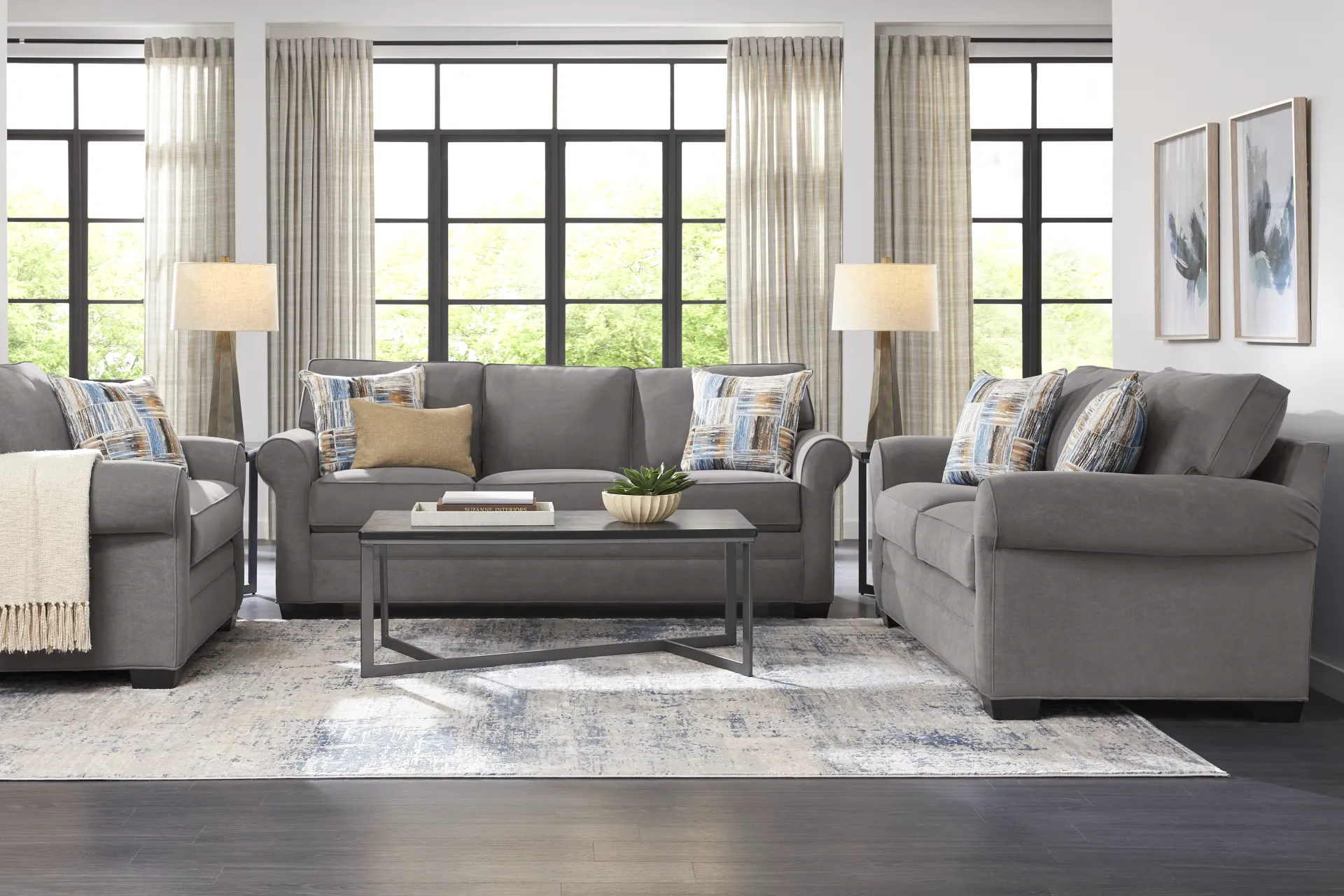 Bellingham Granite Microfiber Loveseat - Image 1