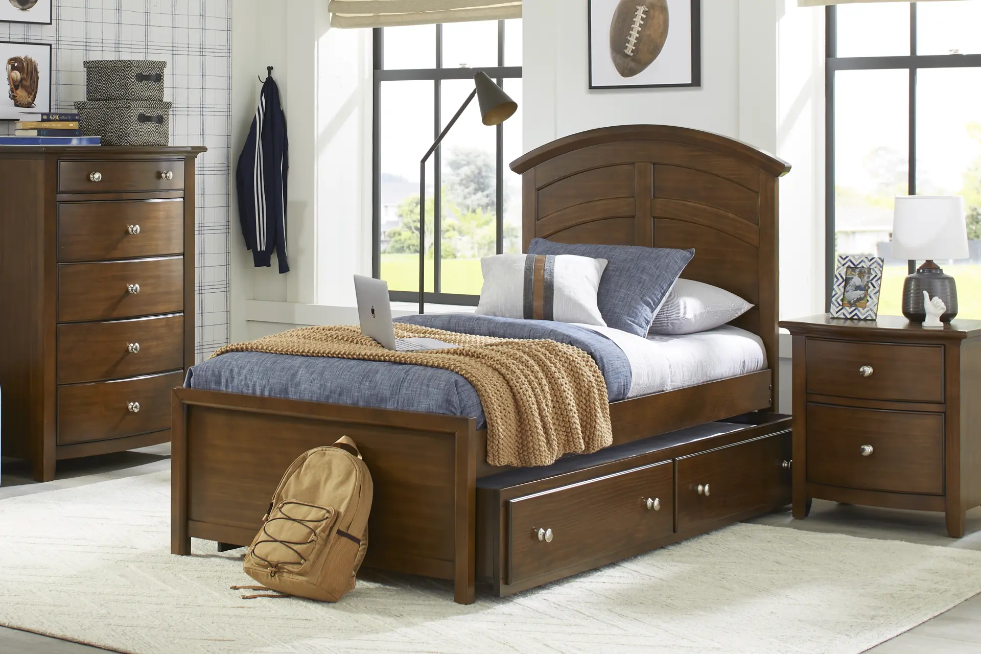 Kids Santa Cruz Cherry Twin Panel Bedroom