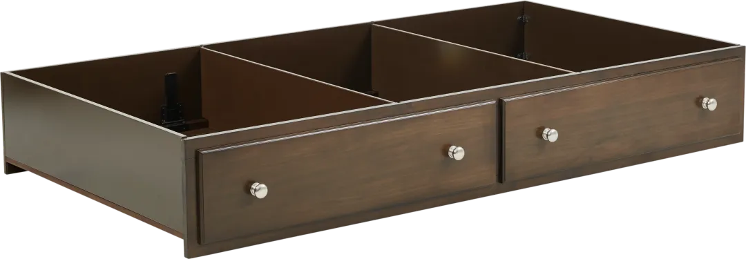 Kids Santa Cruz Brown Cherry Twin Storage Trundle