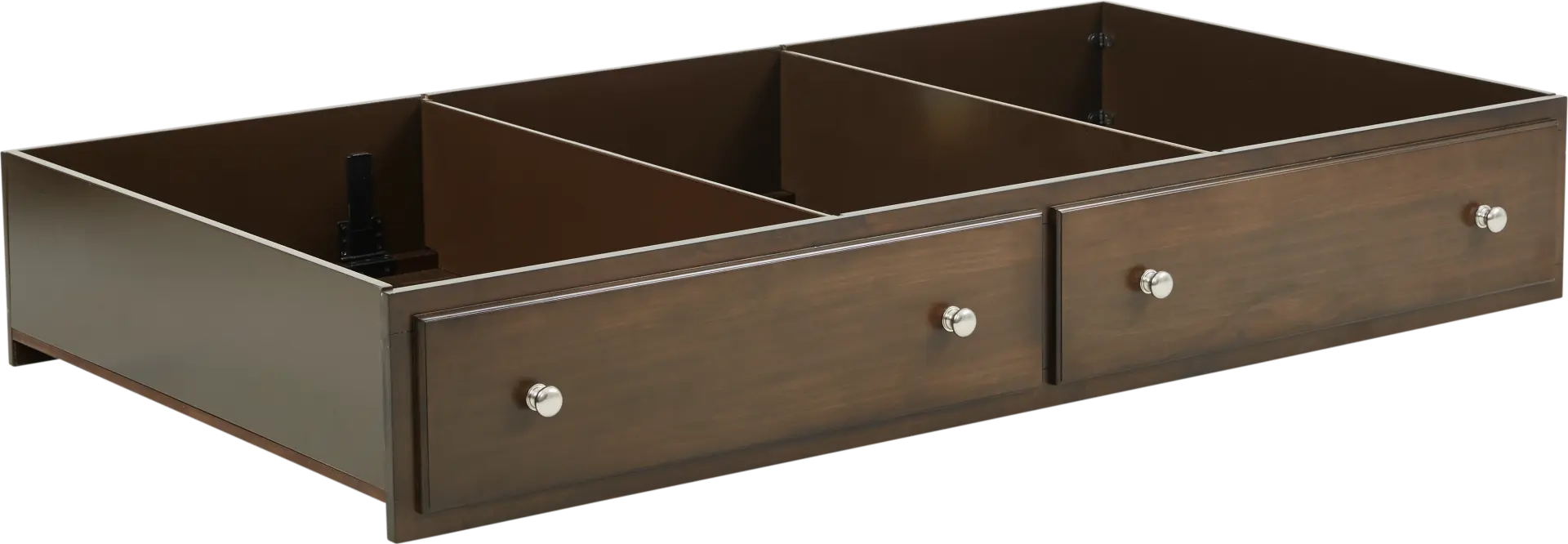 Kids Santa Cruz Brown Cherry Twin Storage Trundle