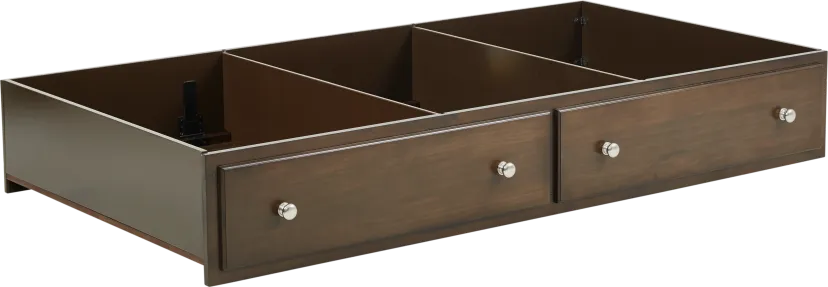 Kids Santa Cruz Brown Cherry Twin Storage Trundle