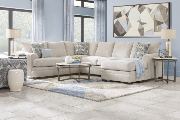 Copley Court Parchment 2 Pc Sectional