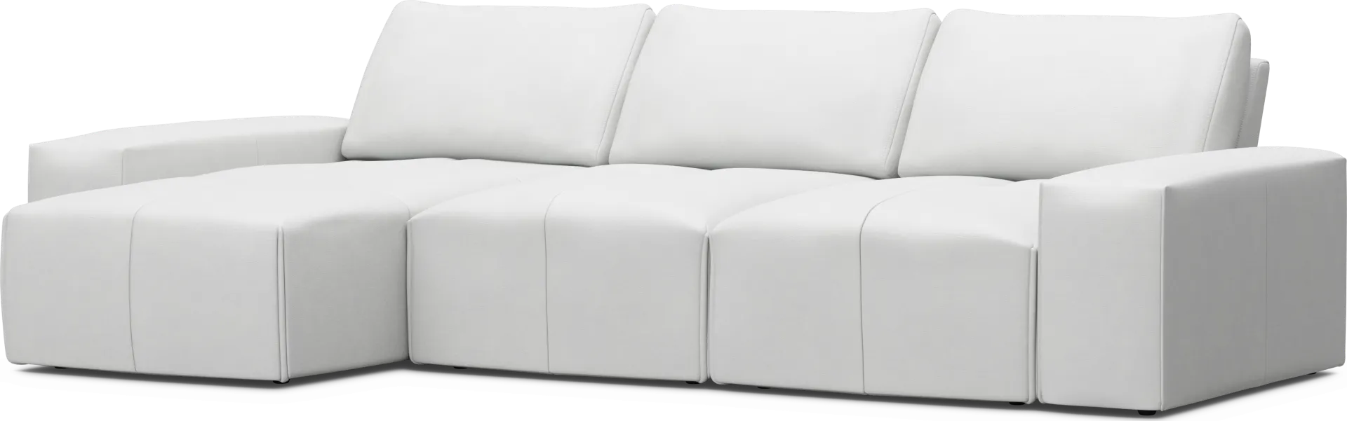 Davis Park Platinum 3 Pc Sectional - Image 1