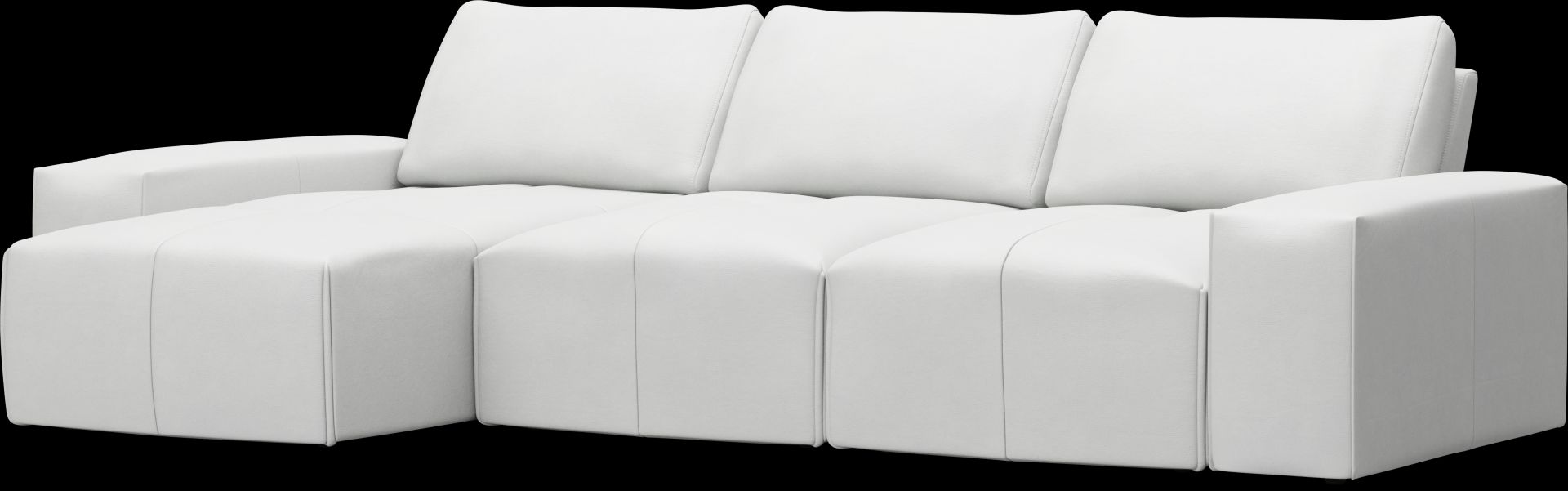 Davis Park Platinum 3 Pc Sectional - Image 1