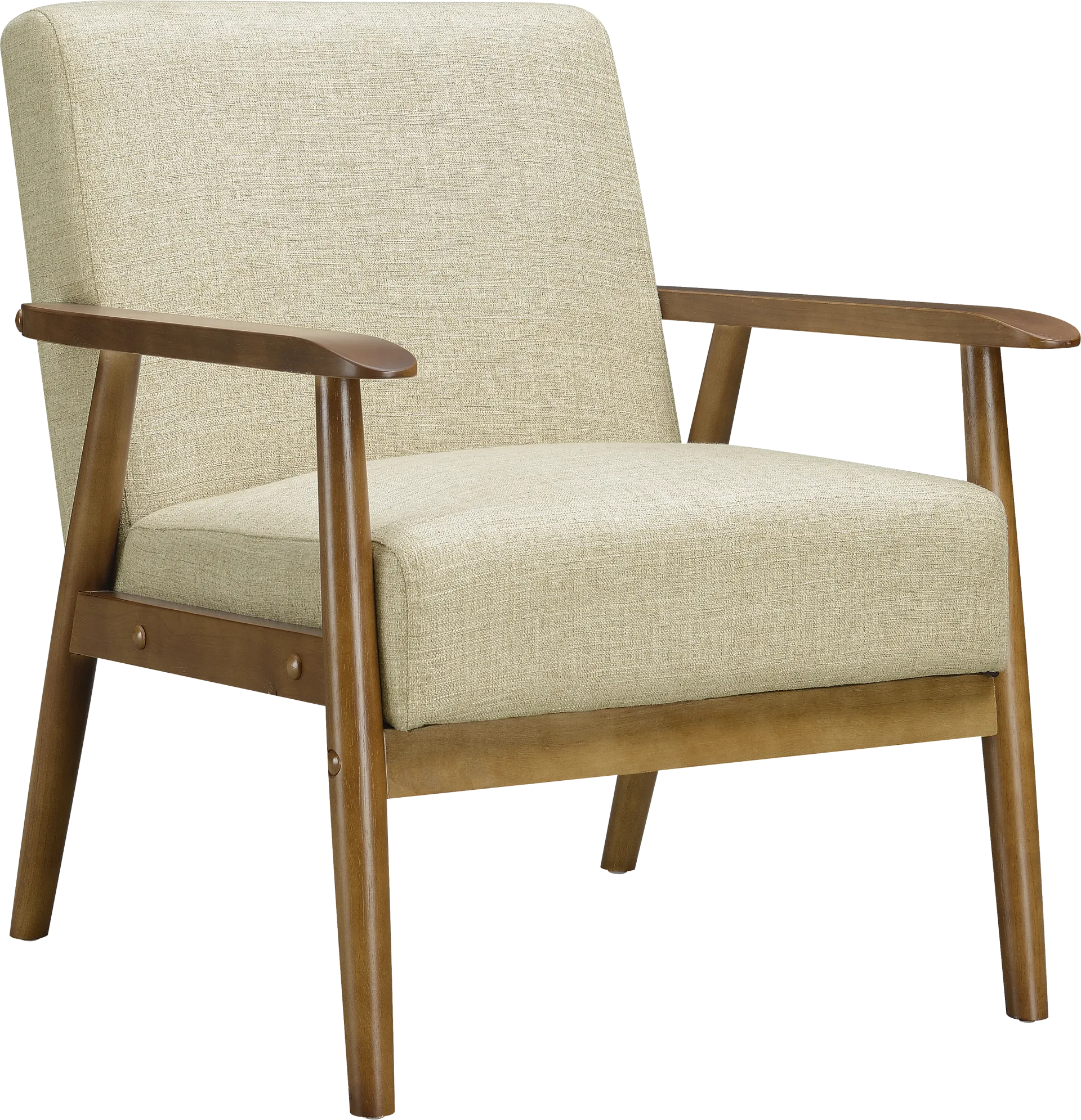 Nandas Beige Accent Chair - Image 1