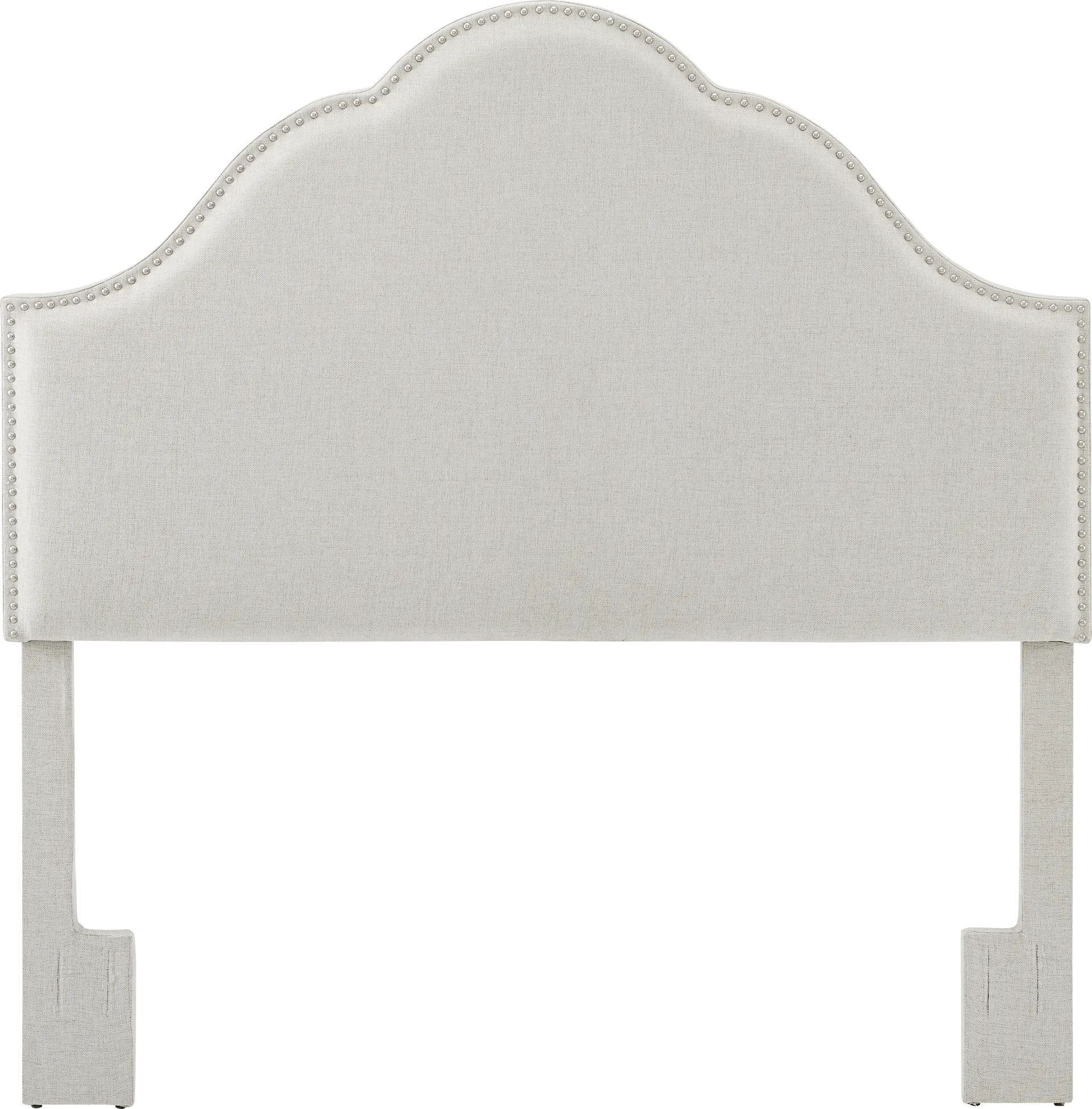 Kirksey Light Beige Full/Queen Upholstered Headboard - Image 1