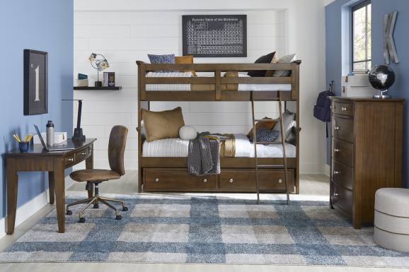 Kids Santa Cruz Brown Cherry Desk