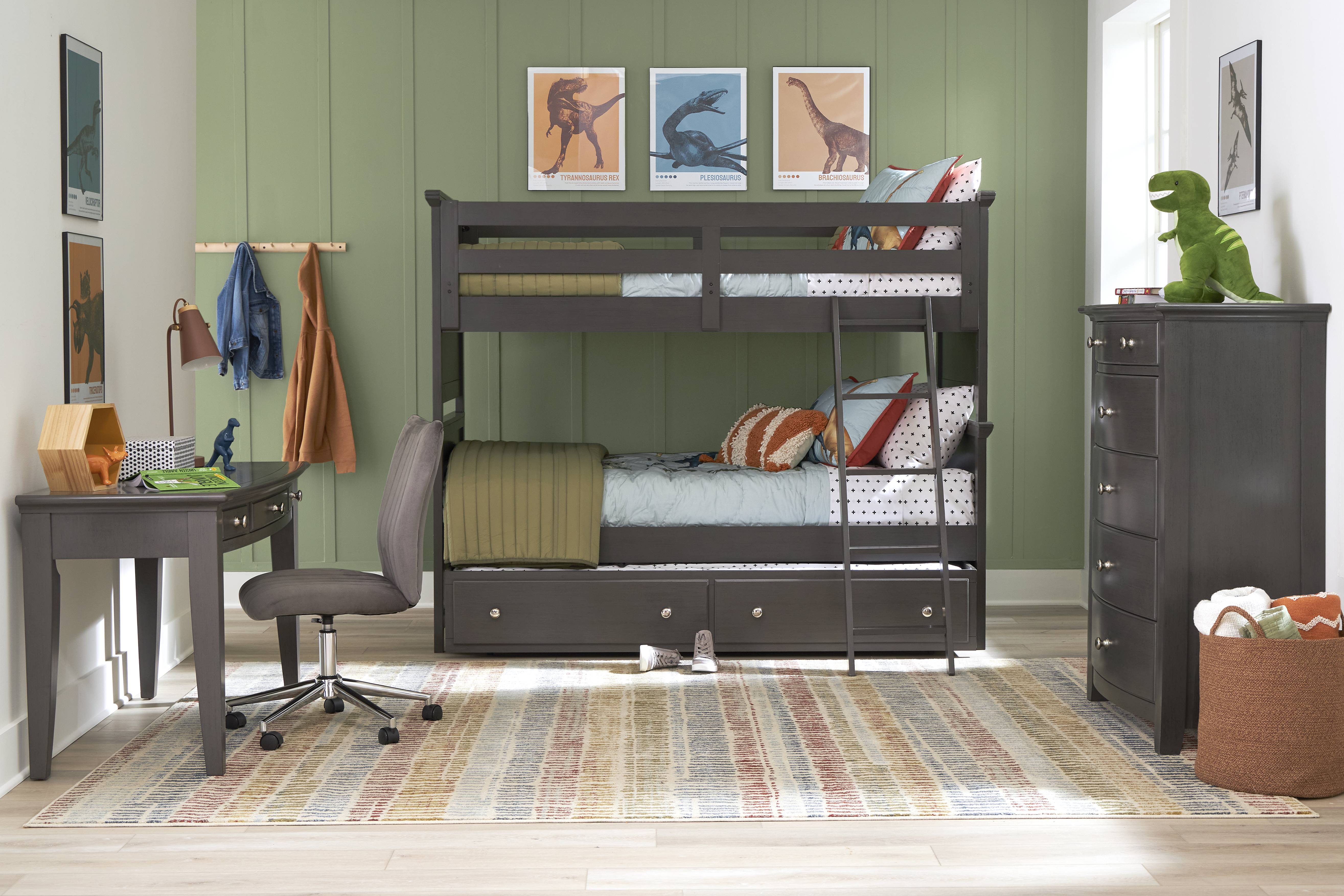 Kids Santa Cruz Gray Desk