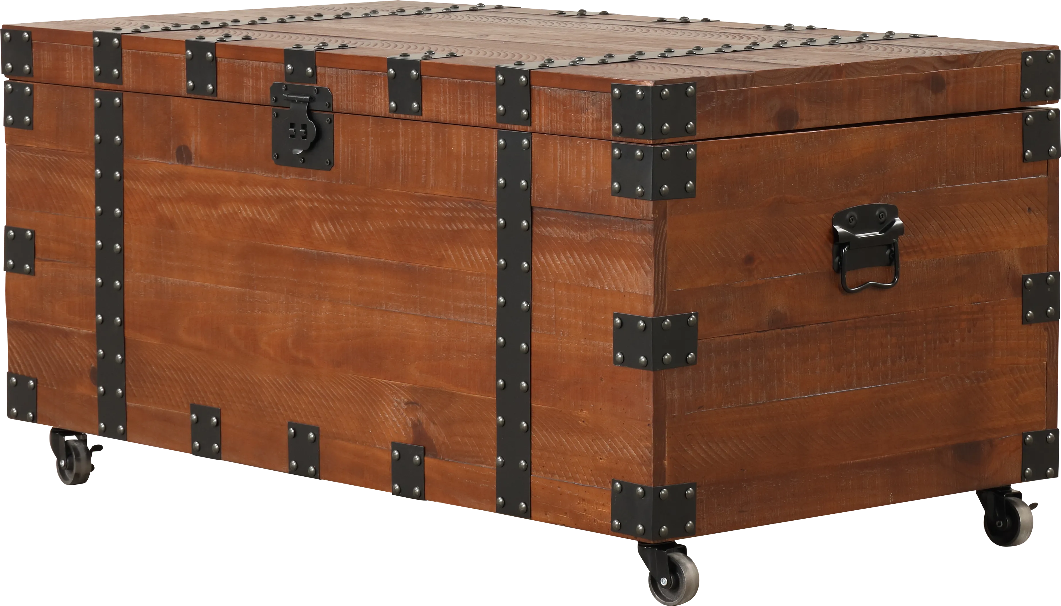 Bonavesta Brown Storage Trunk - Thumbnail - Image 1