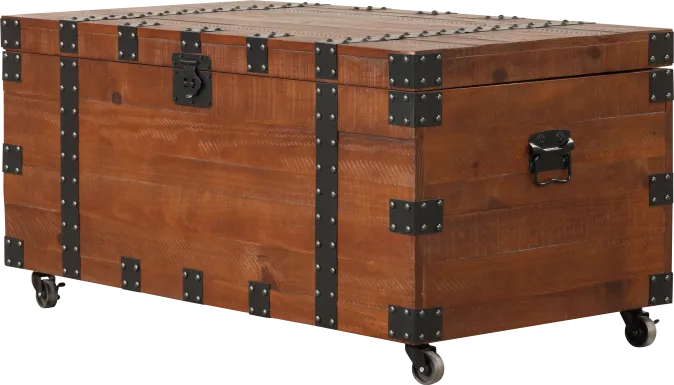 Bonavesta Brown Storage Trunk