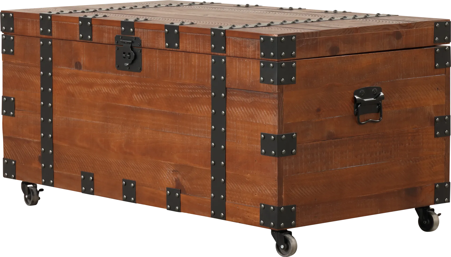 Bonavesta Brown Storage Trunk - Image 1