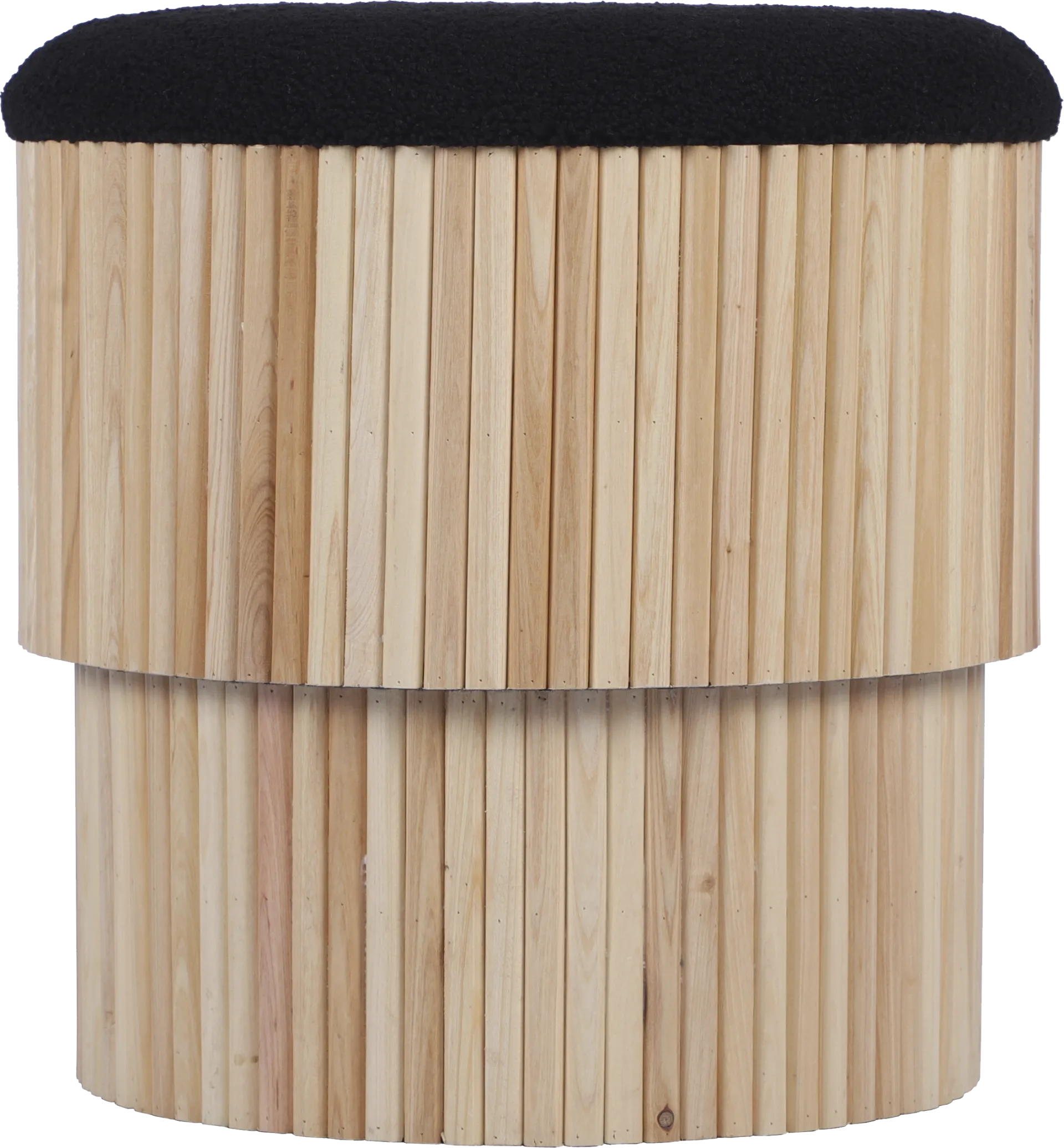 Wyckoff I Black Storage Ottoman - Image 1