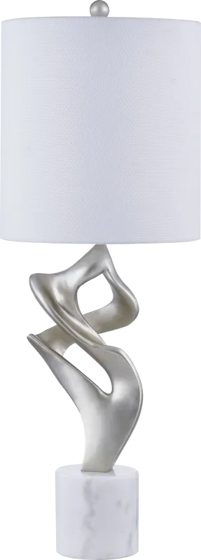 Laight Hollow Silver Table Lamp