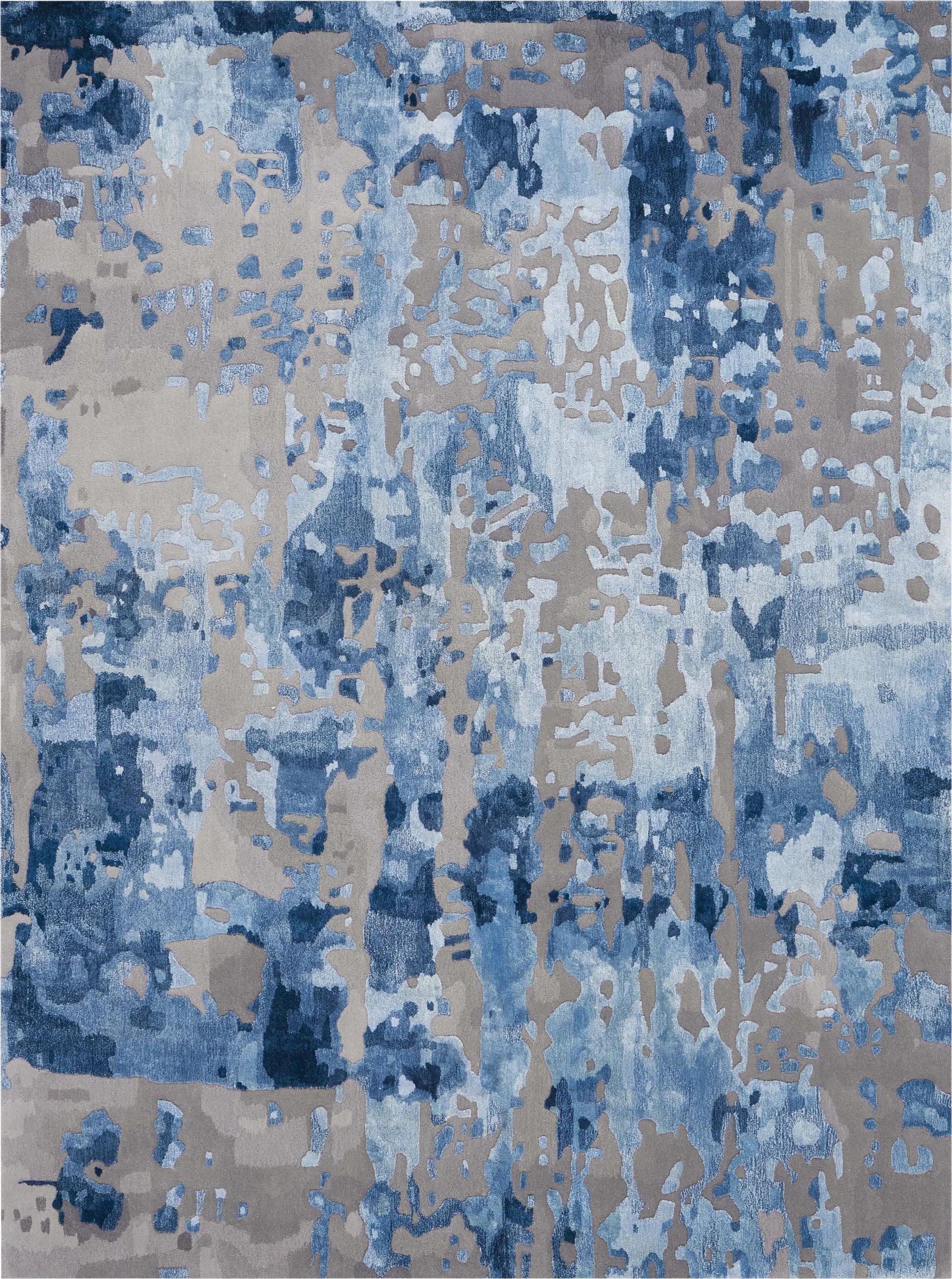Pruzor Blue/Gray 5'6 x 7'5 Rug