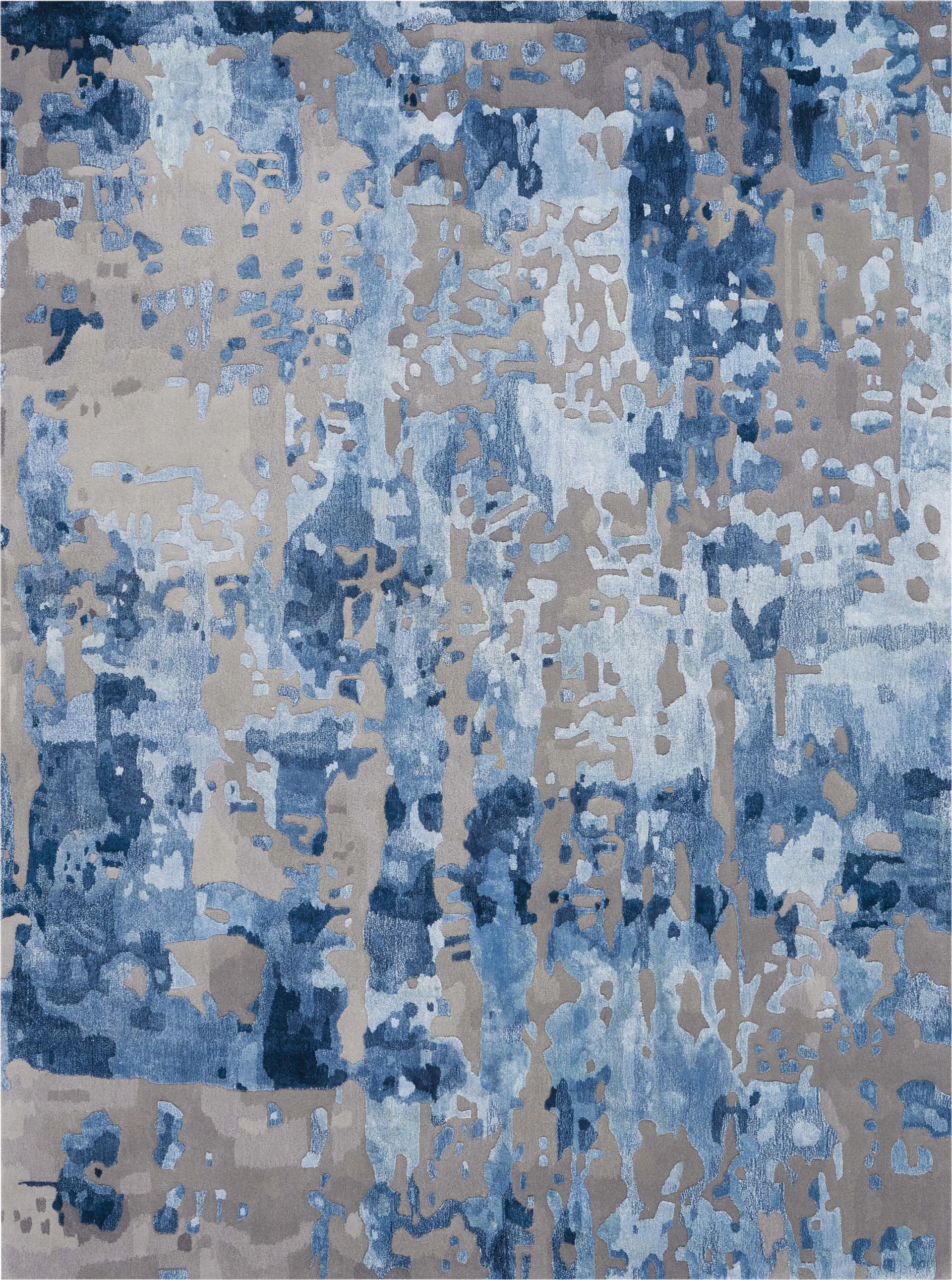 Pruzor Blue/Gray 5'6 x 7'5 Rug - Image 1