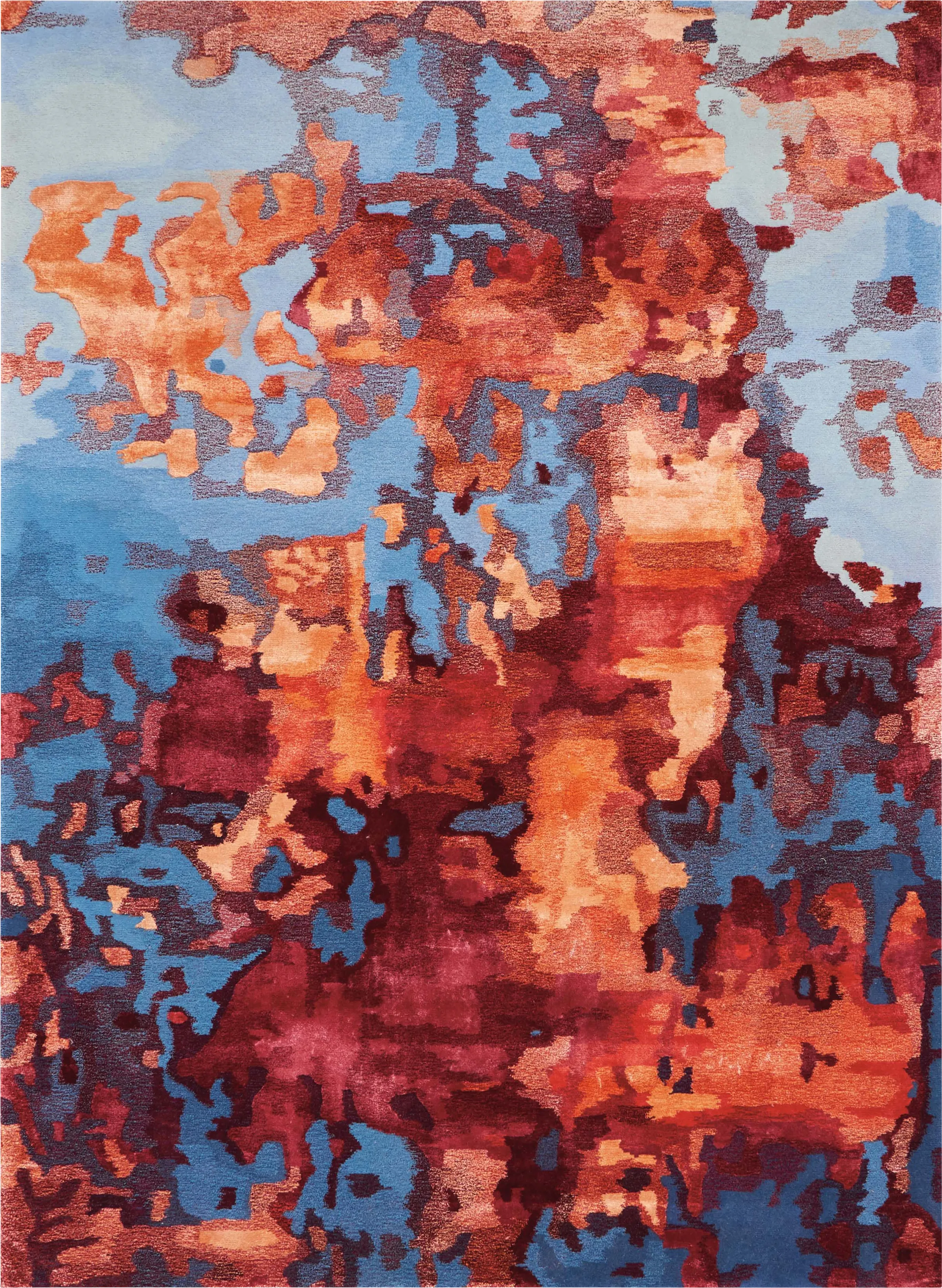 Dysete Blue 5'6 x 7'5 Rug - Thumbnail - Image 1