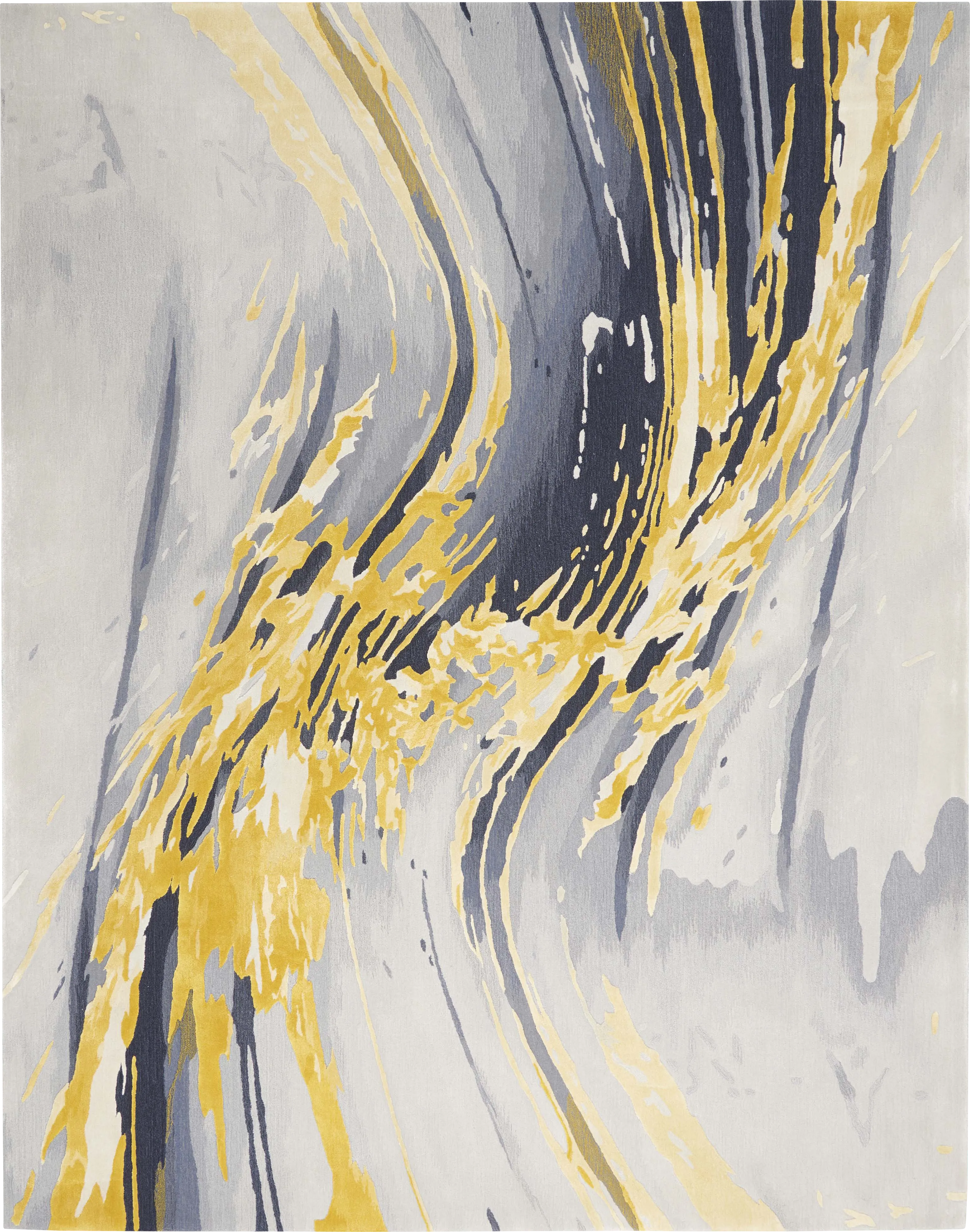 Wagim Gray/Gold 7'9 x 9'9 Rug - Thumbnail - Image 1