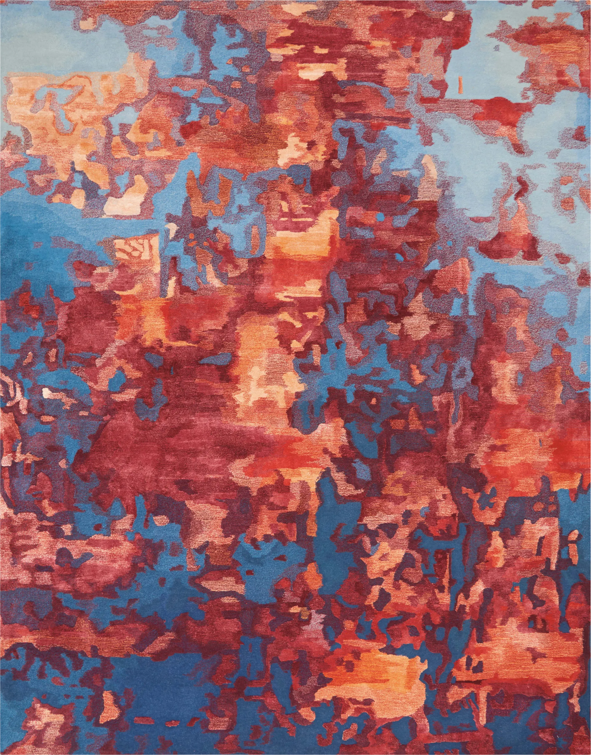 Dysete Blue 7'9 x 9'9 Rug - Image 1